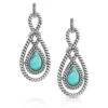Montana Silversmiths Women's Bowline Knot Earrings