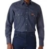 Wrangler Men's Flame Resistant Snap Work Shirt