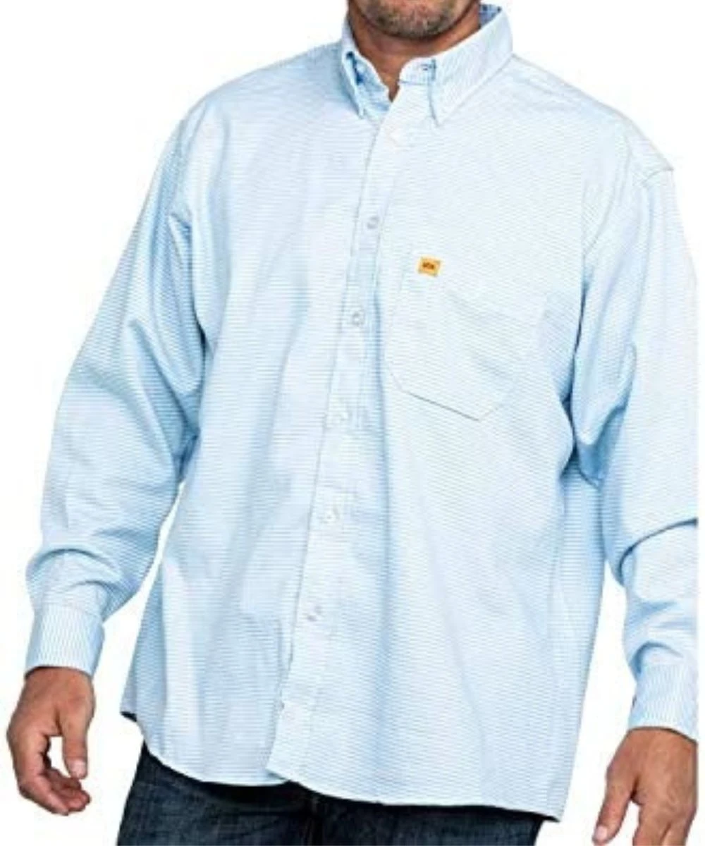 Wrangler Men's 20X Flame Resistant Button Down Work Shirt 1 Wrangler Men's 20X Flame Resistant Button Down Work Shirt