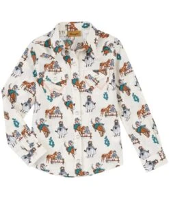 Wrangler Girls' Snap Shirt