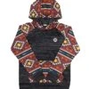 Hooey Girls' Summit Aztec Print Hoodie