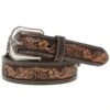 Hooey Men's Leather Embossed Belt