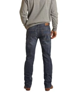 Rock & Roll Cowboy Men's Revolver Hooey Logo Jean -Western Cowboy Clothing HYMD1RR0KV b