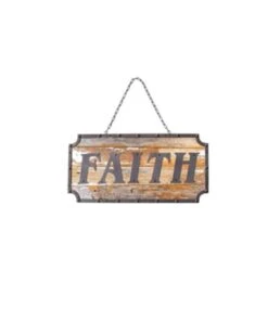 Manual Woodworkers Faith Sign