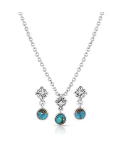 Montana Silversmiths Women's Head Over Heels Necklace & Earrings Set