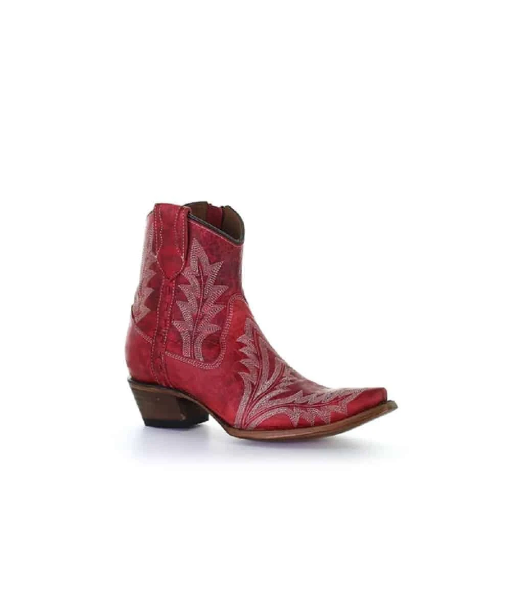 Corral Women's Red Ankle Boot 1 Corral Women's Red Ankle Boot