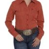 Cinch Women's Orange Button Down Shirt