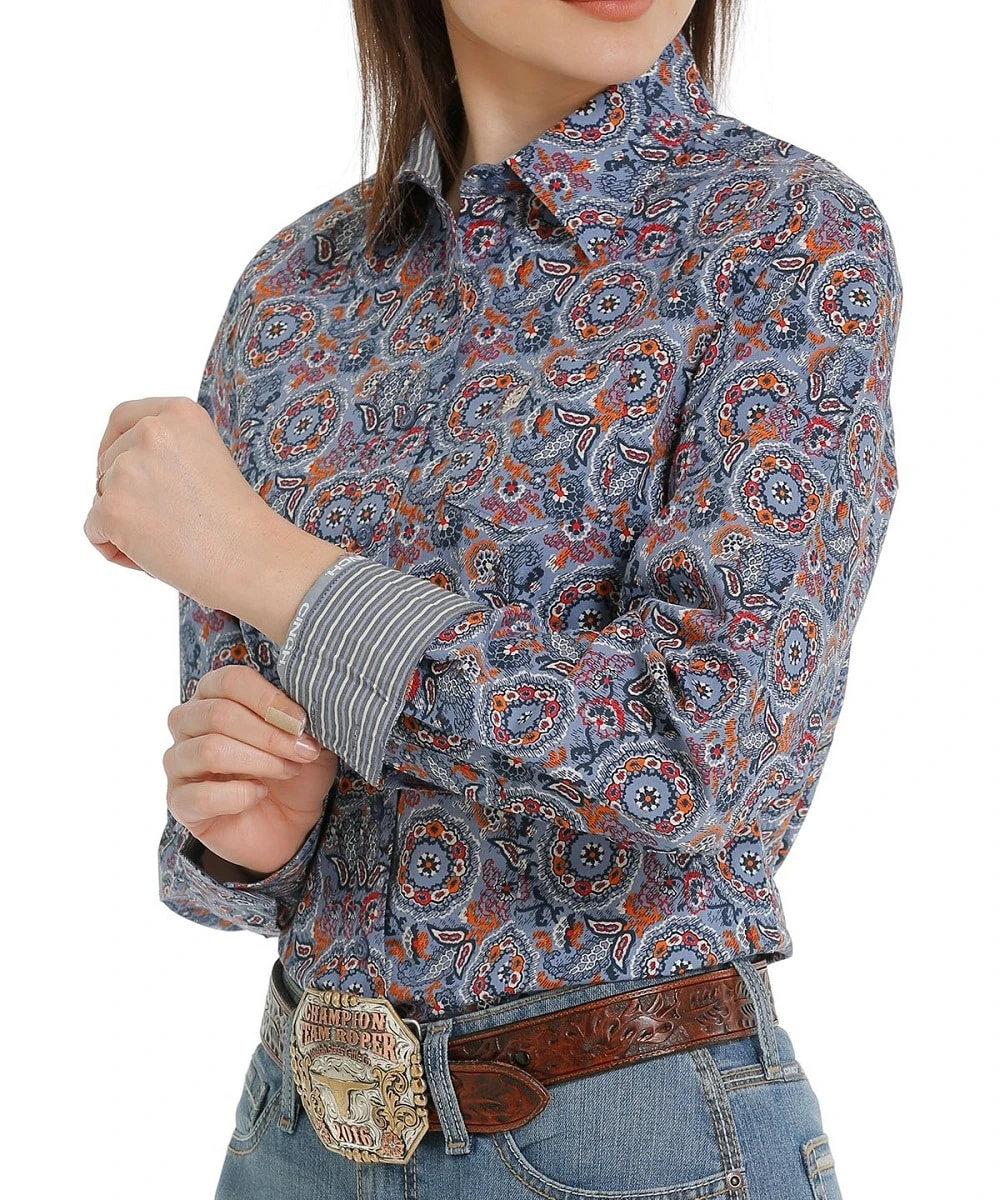 Cinch Women's Western Button Down Shirt 2 Cinch Women's Western Button Down Shirt - Image 2