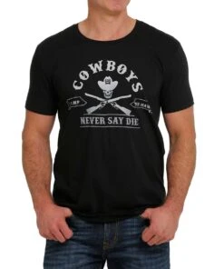 Cinch Men's Never Say Die Graphic Tee