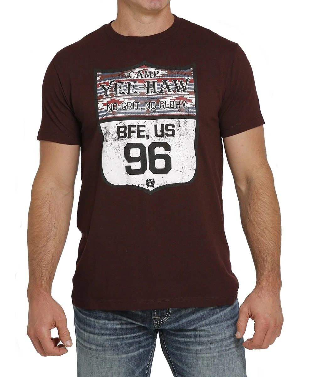 Cinch Men's Camp Yee Haw Graphic Tee