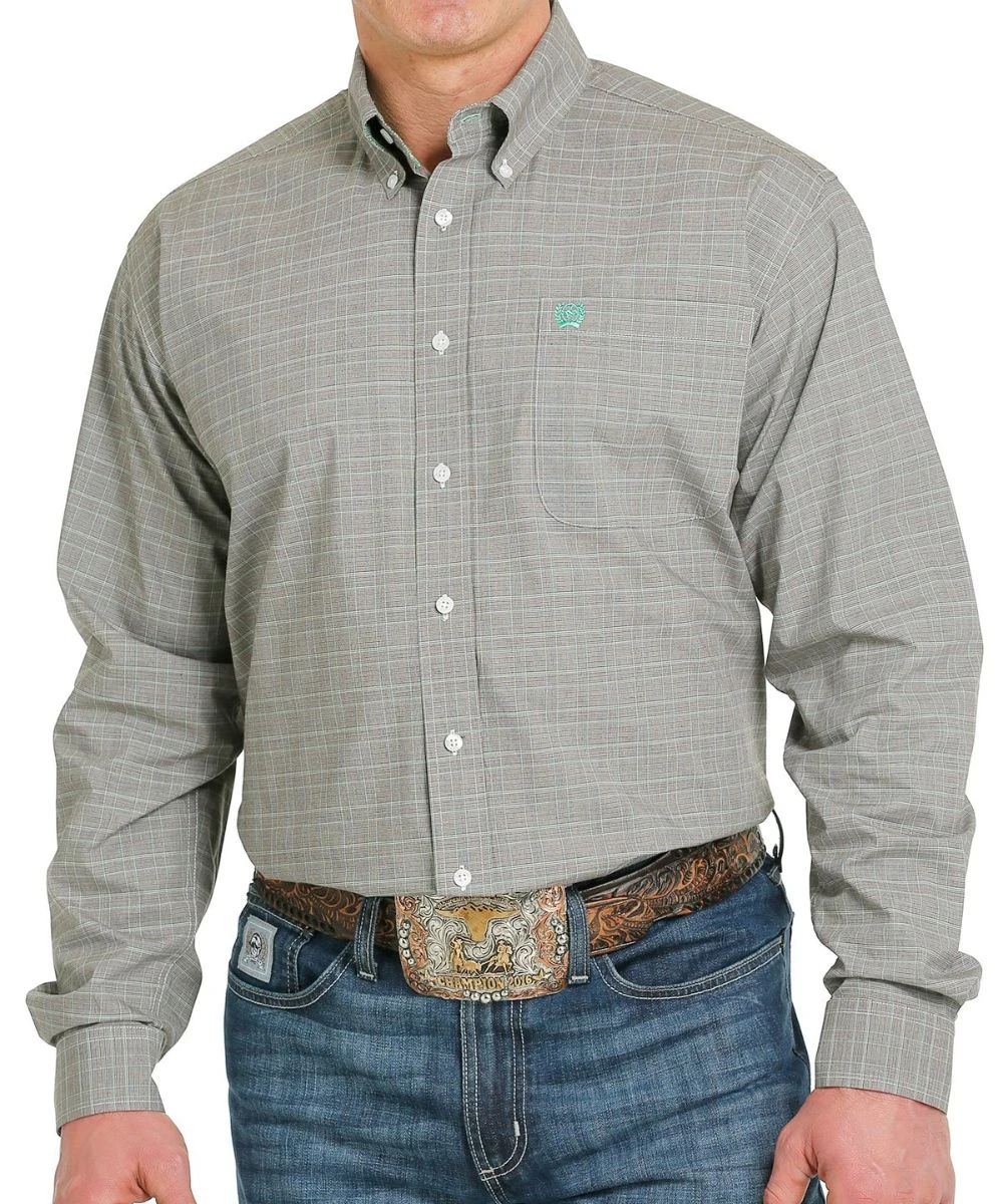 Cinch Men's Plaid Western Button Down Shirt 1 Cinch Men's Plaid Western Button Down Shirt