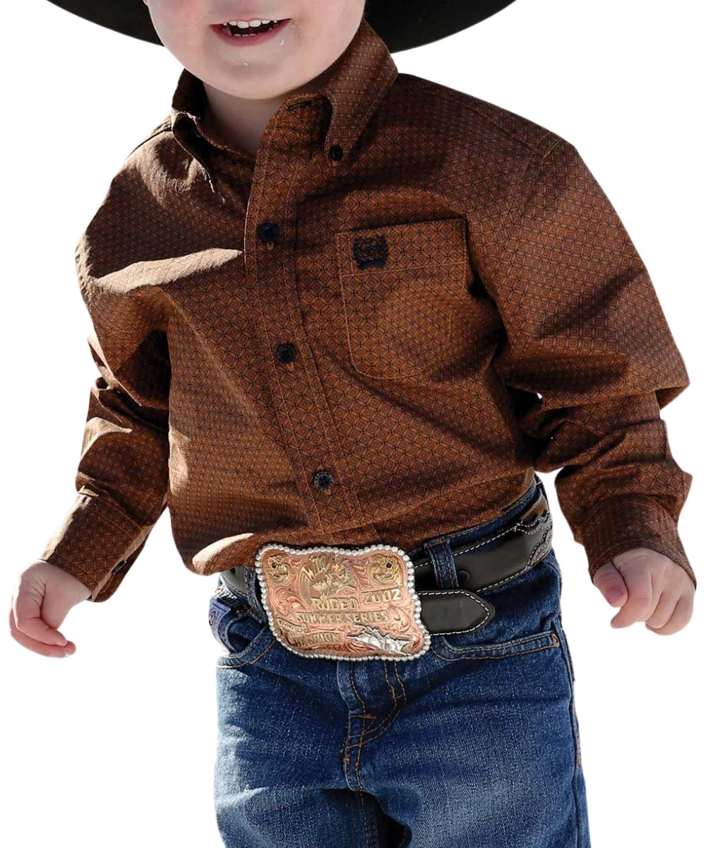 Cinch Toddler Boys' Western Button Down Shirt 1 Cinch Toddler Boys' Western Button Down Shirt