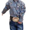 Cinch Infant Boys' Paisley Button Down Shirt