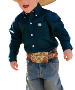 Cinch Infant Boys' Teal Button Down Shirt