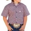 Cinch Boys' Medallion Print Button Down Shirt