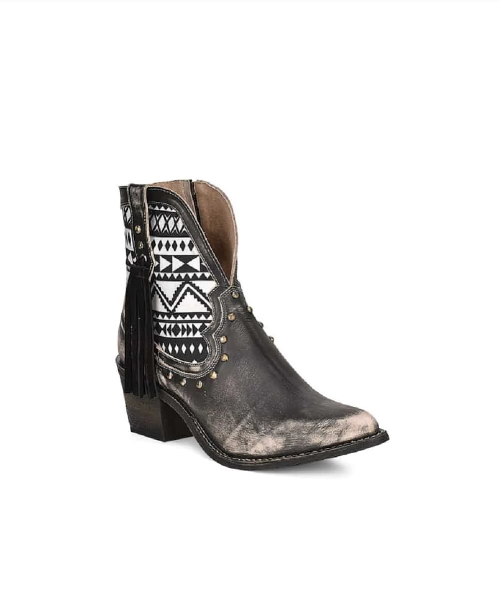 Corral Boots Women's Fringe & Sublimate Bootie 1 Corral Boots Women's Fringe & Sublimate Bootie