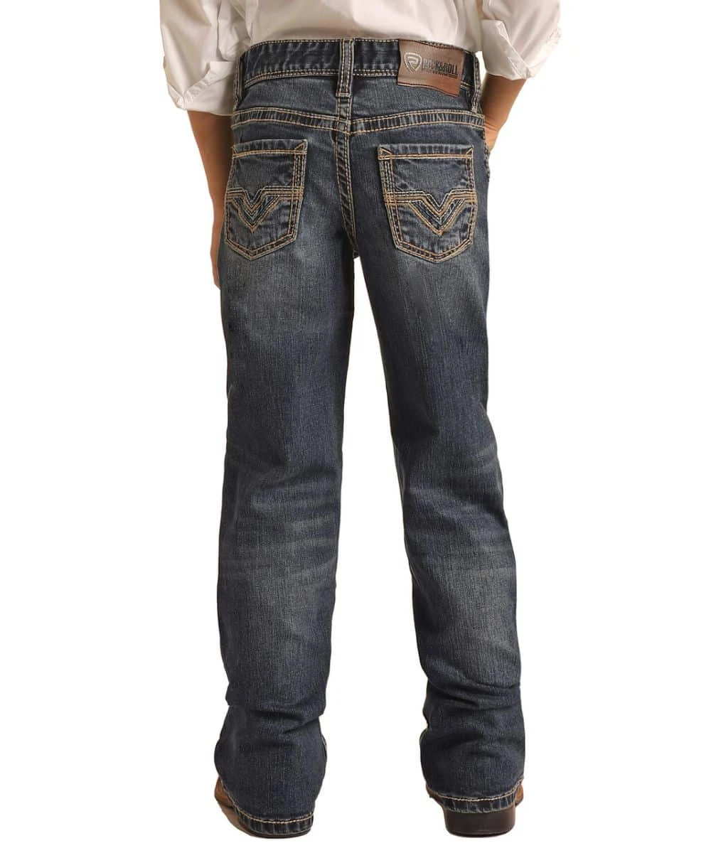 Rock & Roll Cowboy Boys' ReFlex Bootcut Jean 2 Rock & Roll Cowboy Boys' ReFlex Bootcut Jean - Image 2