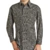 Rock & Roll Cowboy Boys' Paisley Snap Shirt