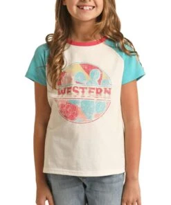 Rock & Roll Cowgirl Girls' Tee