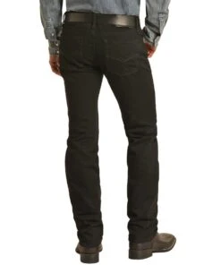 Rock & Roll Cowboy Men's Slim Fit Boot Cut Jean -Western Cowboy Clothing RRMD1RR0N5 a