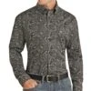 Panhandle Men's Paisley Button Down Shirt