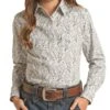 Panhandle Girls' Paisley Snap Shirt