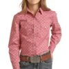 Panhandle Girls' Geo Print Snap Shirt