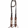 Rafter T Ranch Cowhide Single Ear Headstall