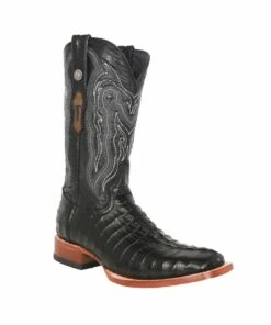 Tanner Mark Men's Caiman Tail Print Boot