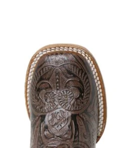 Tanner Mark Youth Archer Tooled Leather Boot -Western Cowboy Clothing TMK205041 T