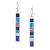 Montana Silversmiths Women's Wrangler Legends Denim Bar Earrings