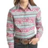Panhandle Girls' Southwestern Snap Shirt