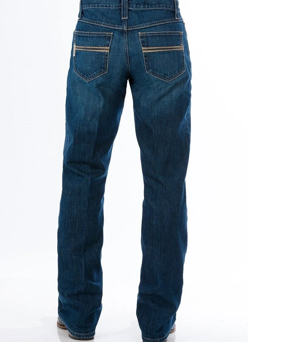 Cinch Men's Carter 2.0 Relaxed Fit Dark Stonewash Jean 2 Cinch Men's Carter 2.0 Relaxed Fit Dark Stonewash Jean - Image 2