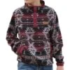 Cinch Boys' Aztec Print Polar Fleece Pullover