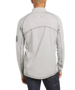 Ariat Men's Flame Resistant Combat Stretch Patriot Quarter Zip Shirt 3 Ariat Men's Flame Resistant Combat Stretch Patriot Quarter Zip Shirt -Western Cowboy Clothing products 10035420 back