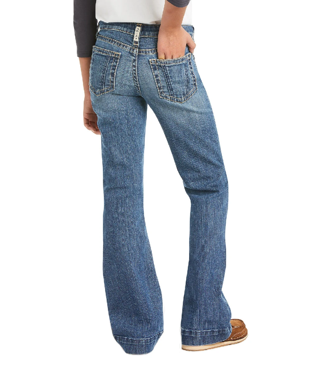 Ariat Girls' R.E.A.L. Rylee Wide Leg Jean 2 Ariat Girls' R.E.A.L. Rylee Wide Leg Jean - Image 2