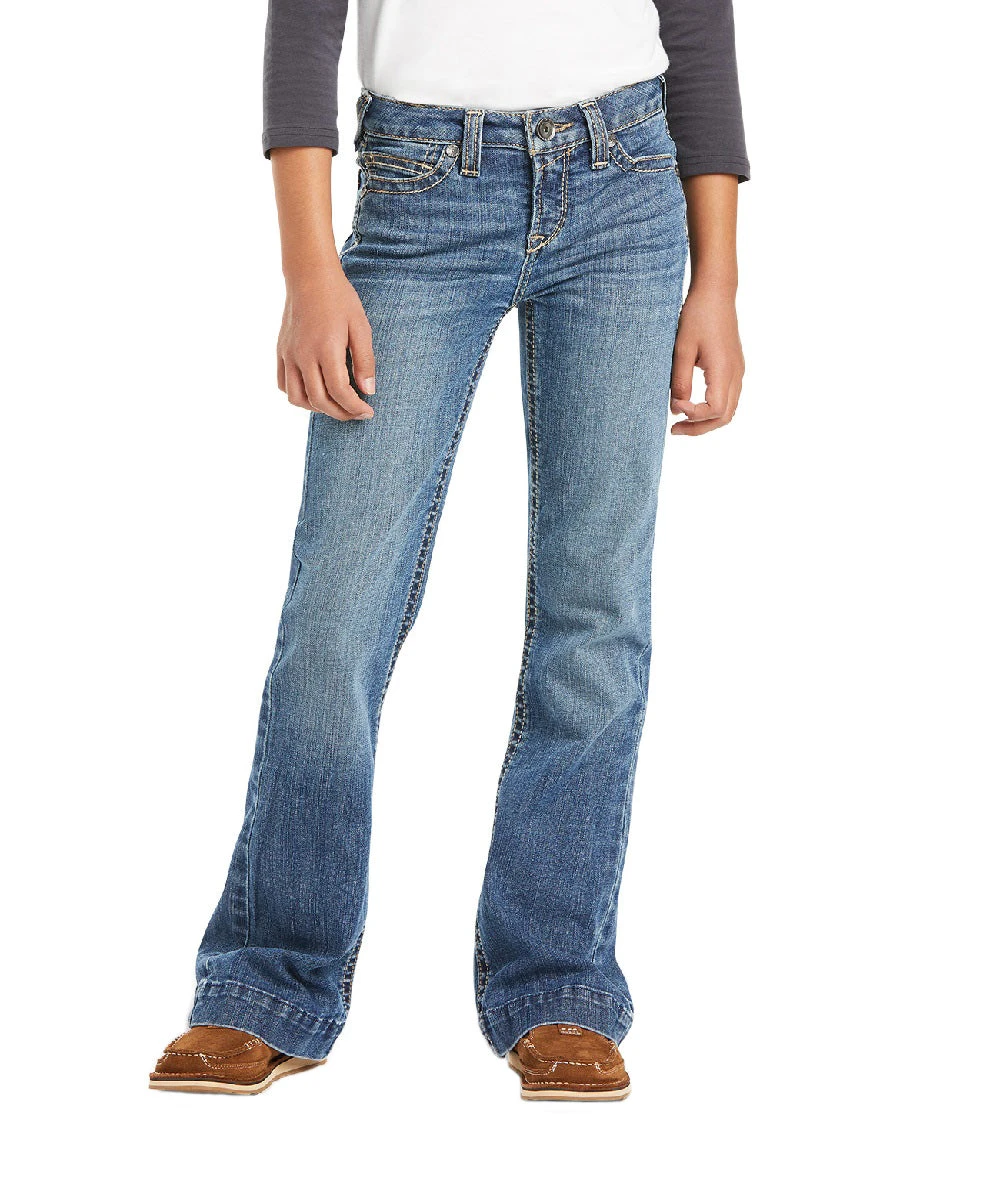 Ariat Girls' R.E.A.L. Rylee Wide Leg Jean 1 Ariat Girls' R.E.A.L. Rylee Wide Leg Jean
