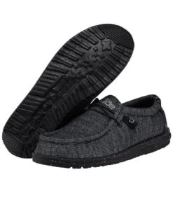 Hey Dude Men's Midnight Bunker Wally Stretch Shoe