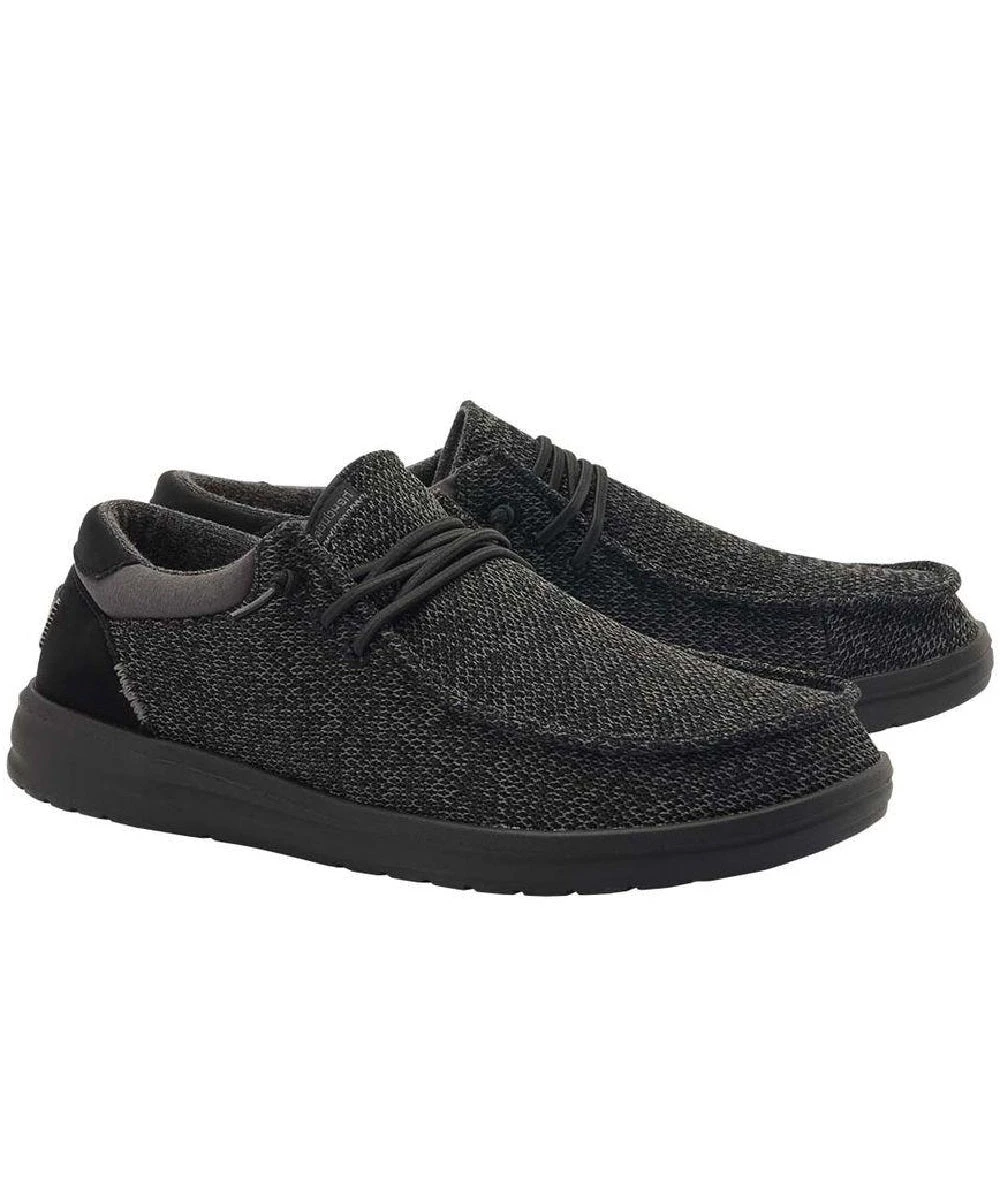 Hey Dude Men's Total Black Paul Sox Shoe 1 Hey Dude Men's Total Black Paul Sox Shoe
