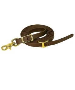 Reinsman Brown Biothane Roping Rein