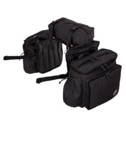 Reinsman Black Deluxe Insulated Saddle Bag