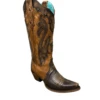 Corral Women's Cognac Overlay With Studs Boot