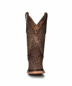 Corral Women's Leopard Print Square Toe Boot -Western Cowboy Clothing products C3788 front