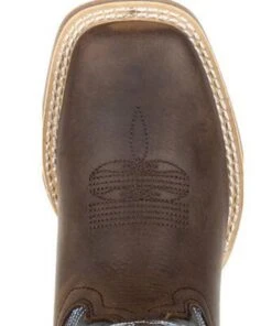 Durango Kids' Lil' Rebel Pro Little Kids' Blue Western Boot -Western Cowboy Clothing products DBT0218Ctoe