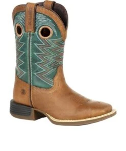 Durango Kids' Lil' Rebel Pro Little Kids' Teal Western Boot