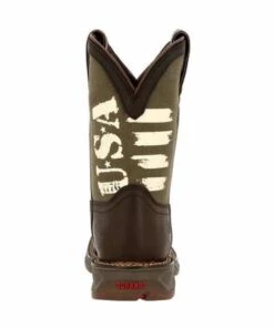 Durango Kids' Lil' Rebel Army Western Boot -Western Cowboy Clothing products DBT0232Cback
