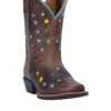 Dan Post Girls' Starlett Square Toe Leather Boot