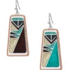 Montana Silversmiths Women's American Legends Tablet Earrings