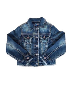 Grace In La Girls' Denim Jacket