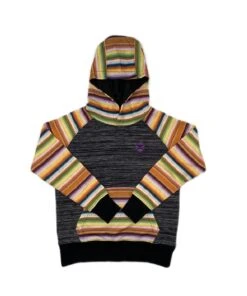Hooey Youth Catalina Black Space Dye Hoodie